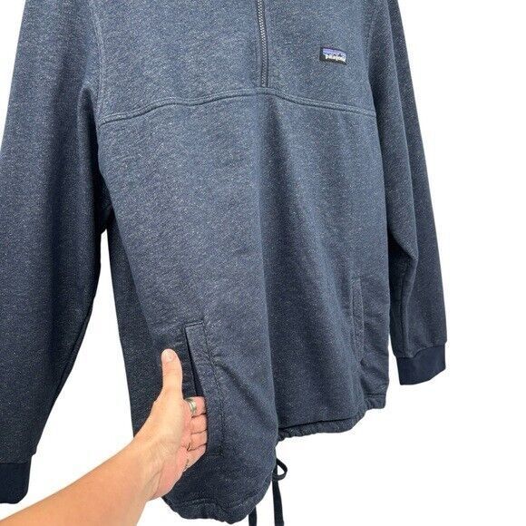 Patagonia Men's Navy Mahnya Fleece Pullover Sz XL - Picture 5 of 11